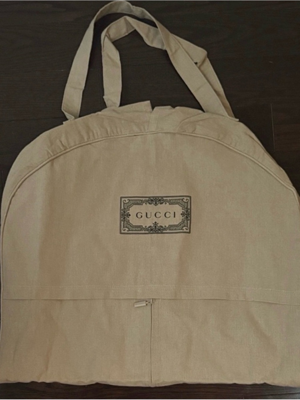Gucci Beige Canvas Travel Tote Cover